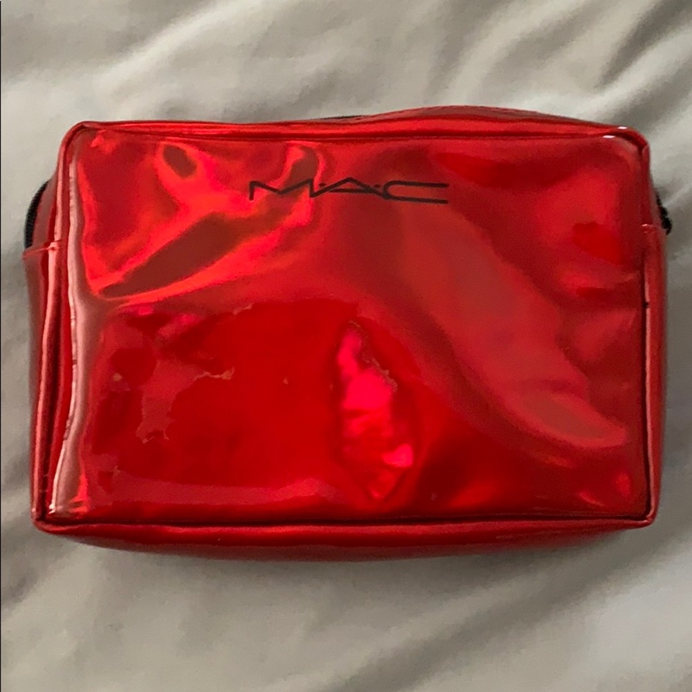 MAC Lip Set w/ Cosmetic Case (Red) - BRAND NEW